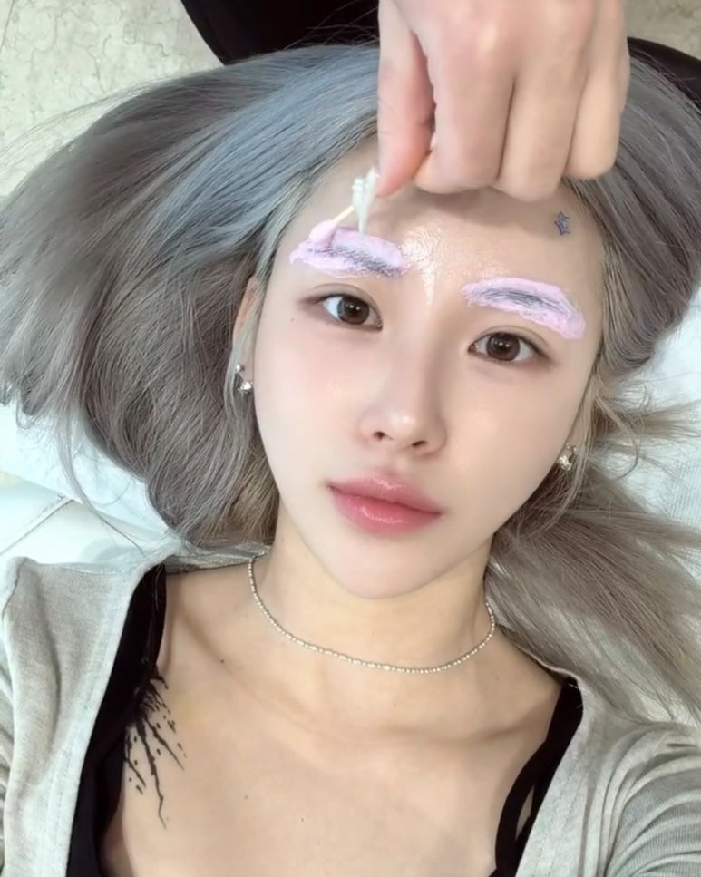 청주눈썹문신 진행 과정